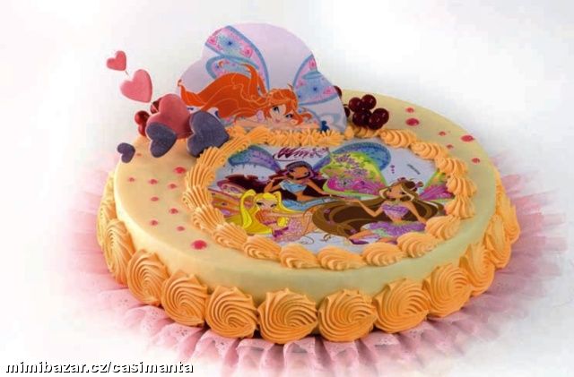 Jedlý papír - Víly Winx