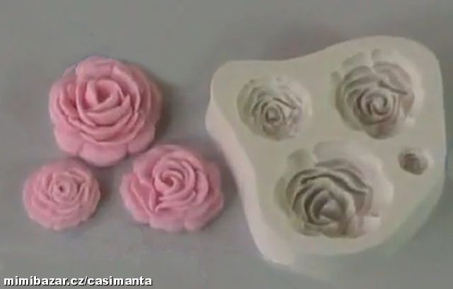 Silikonová formička růže