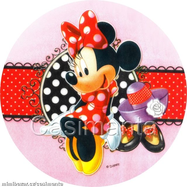 Dortová oplatka Minnie č. 14