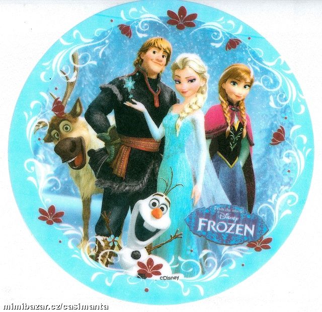 Dortová oplatka - Frozen č. 1
