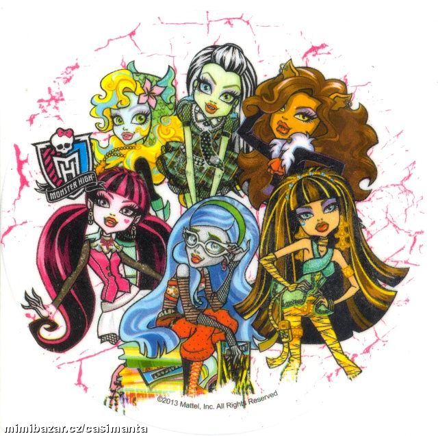 Dortová oplatka - Monster Hight č. 6