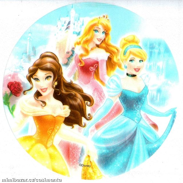 Dortová jedlá oplatka - Princezny č. 11