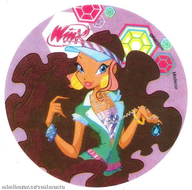 Dortová oplatka - víla Winx č. 17