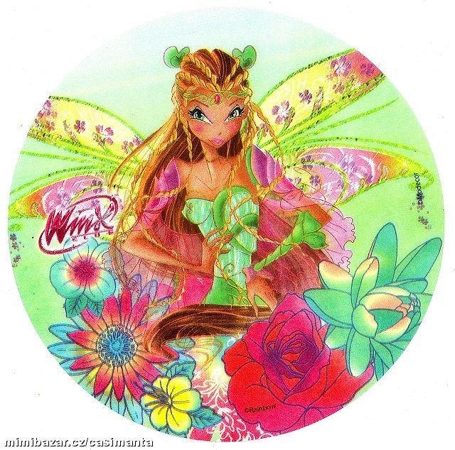 Dortová oplatka - víla Winx č. 16