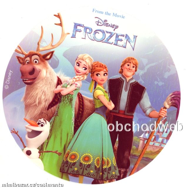 Jedlý papír - Frozen č. 8