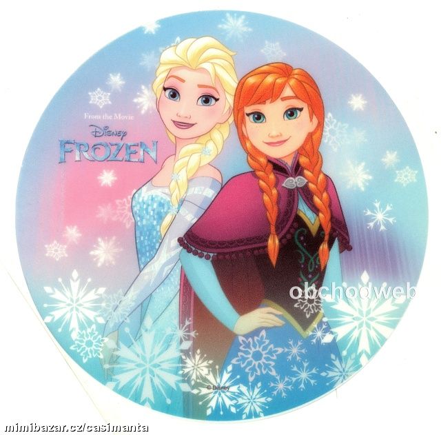 Dortová oplatka - Frozen č. 8
