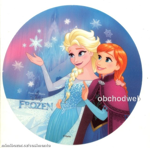 Dortová oplatka - Frozen č. 11