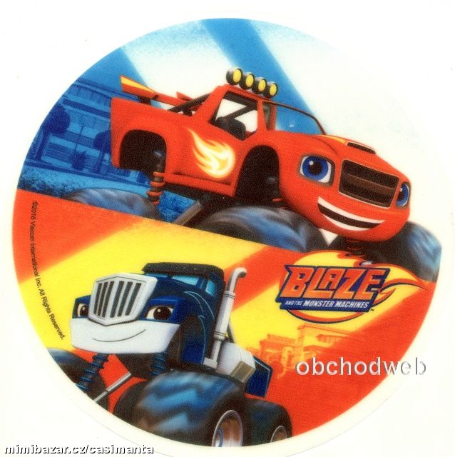 Jedlý papír - Auto Blaze č, 2