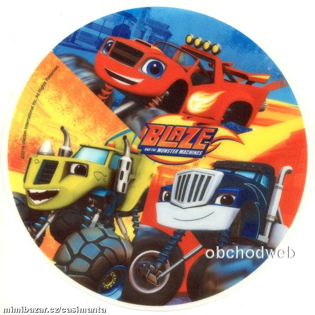 Jedlý papír - Auto Blaze č, 3